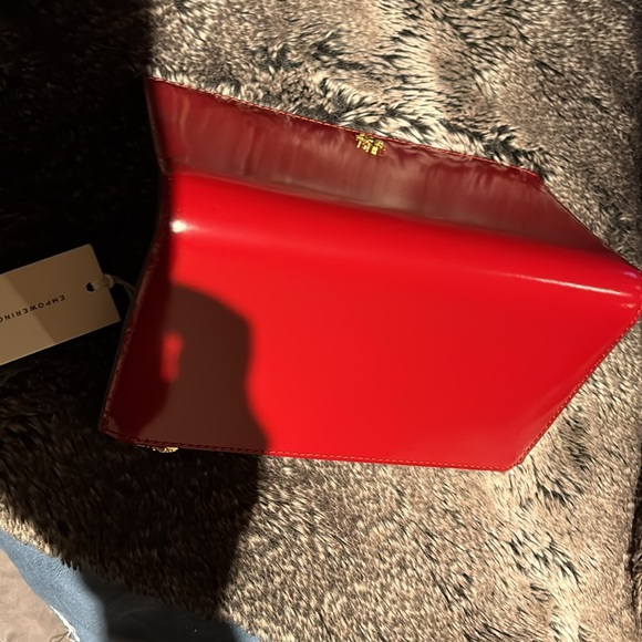 Tory Burch Blake patent leather slim long Wallet New - Picture 13 of 16